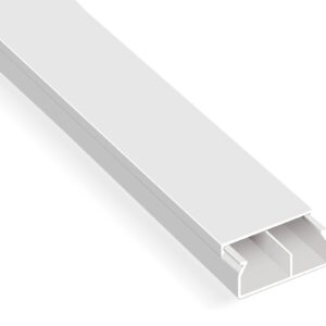 Καναλακι καλωδιο PVC χωρισμένο 30 x 10 mm σειρά Eco 2 μέτρα από το Mutlusan καναλια καλωδιων