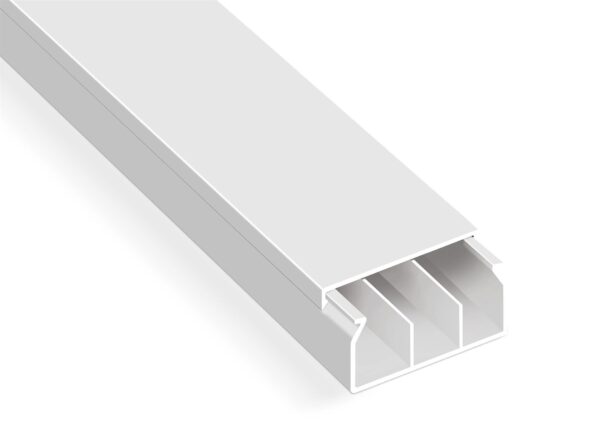 Καναλακι καλωδιο PVC με διαχωριστή 60 x 25 mm Eco σειρά 2 μέτρα από Mutlusan καναλια καλωδιων