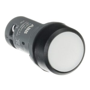 Μπουτον βιομηχανικο λευκο ⌀ 22mm CP1-10W-10 ABB.