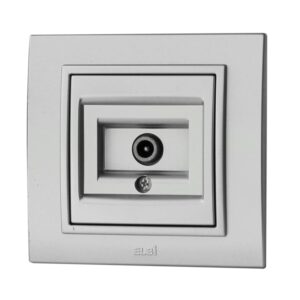 Πριζα τηλεορασης ενδιαμεσος 8dB-20dB γκρι Zena Silverline ELBI