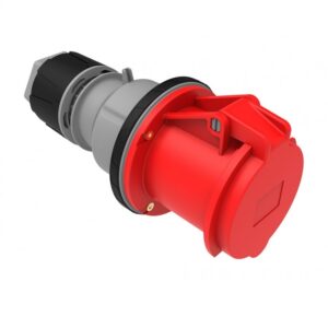 Κινητο φις θηλυκο τριφασικο IP44 5/63A 3P+E+N 380-450V Bemis.