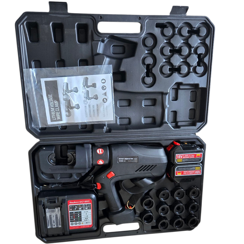 Υδραυλικό εργαλείο κοπής και πρεσαρίσματος καλωδίων EZ-400 16–400 mm² με 2 μπαταρίες LB Light