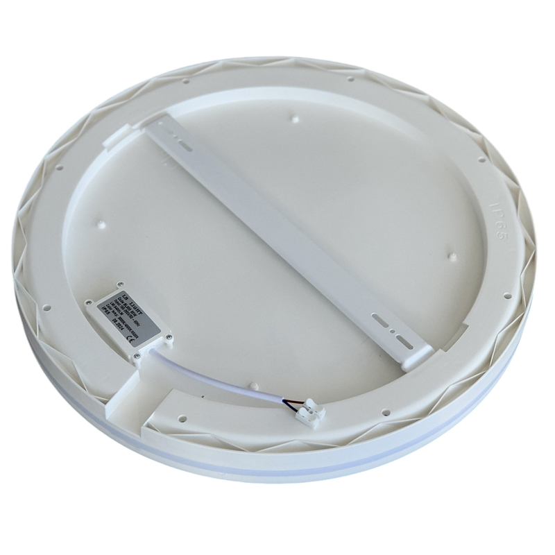 Led φωτιστικό οροφής λευκό 60W 5400Lm CCT 3000K 4000K 6500K IP65 ⌀500