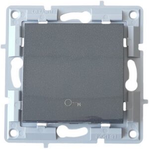 Μπουτόν ανοίγματος πόρτας LB Light μαύρο, χωρίς πλαίσιο, για κρυφή εγκατάσταση, συμβατό με πλαίσια Classic και Softline.