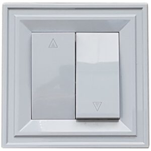 Διακοπτης ρολων γκρι 10A 250V IP21 Classic LB Light.